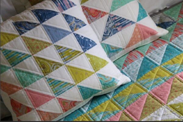 Triple triangles – Millrose Quilting & Gallery